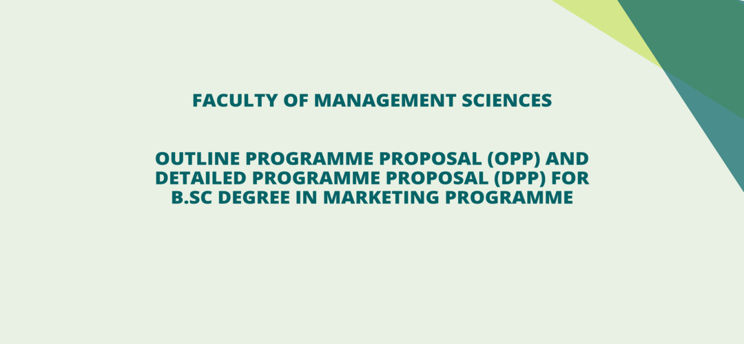B.Sc Marketing | Faculty of Management Science